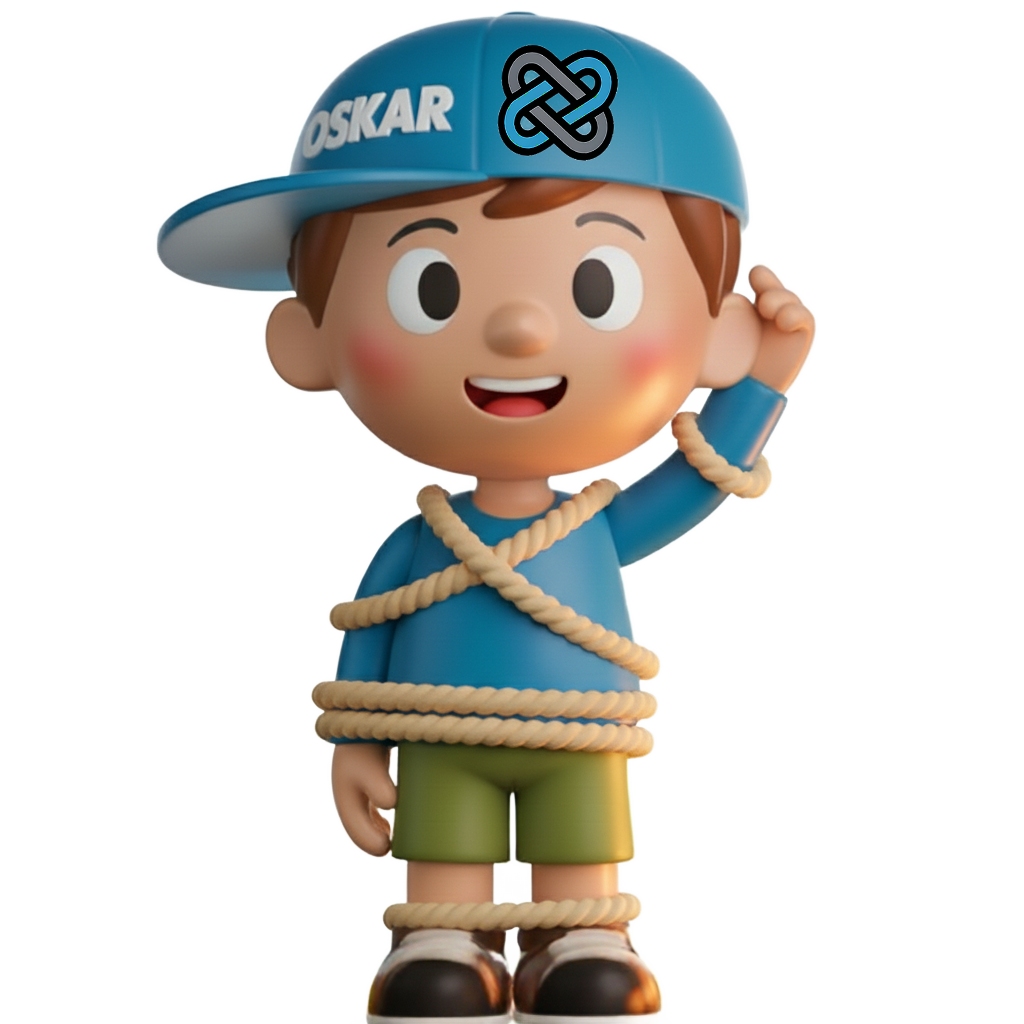 PAD oskar zamotany v laně